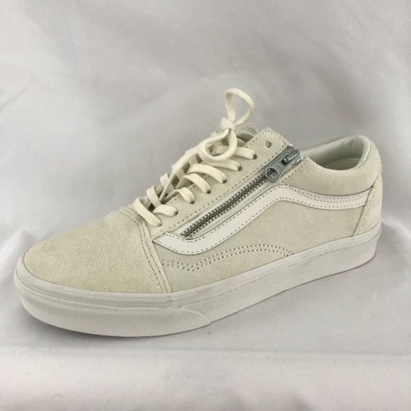 Vans Old Skool Zip Marshmallow/Blanc Suede Sneakers NWT - Picture 6 of 12